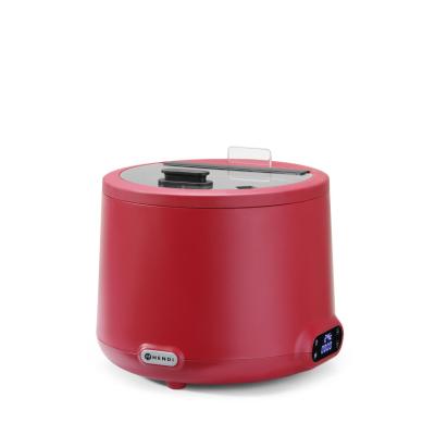 Kotlik na polévku UNIQ, HENDI, designed by Robert Bronwasser, 8L, Červená, 230V/500W, ⌀365x(H)325mm | 860571